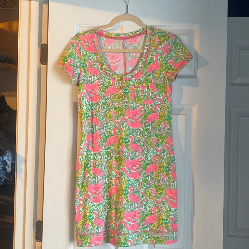 Lilly Pulitzer Hot Wings tshirt dress